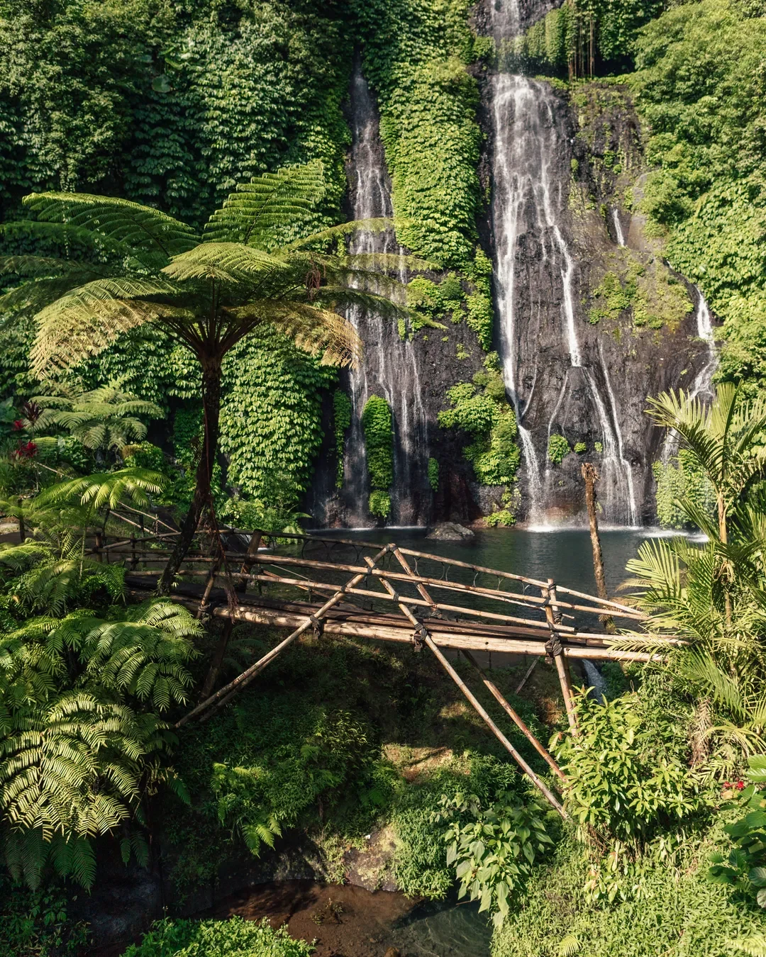 Banyumala Waterfall in North Bali